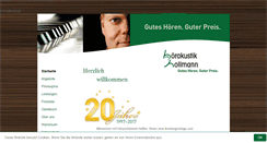 Desktop Screenshot of hoerakustik-hollmann.de
